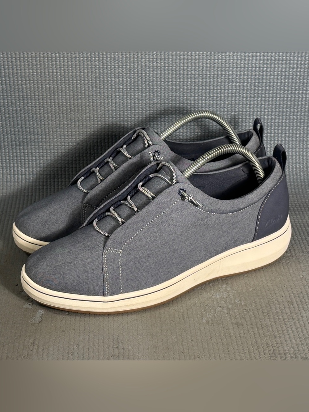 Clarks BreezeSky Lace Women's Oxford Sneakers Blue Size 10
